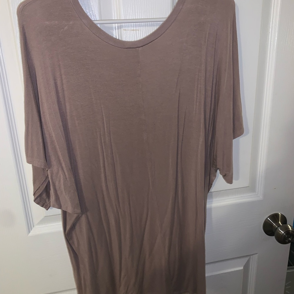 Loose Fit Tan Top